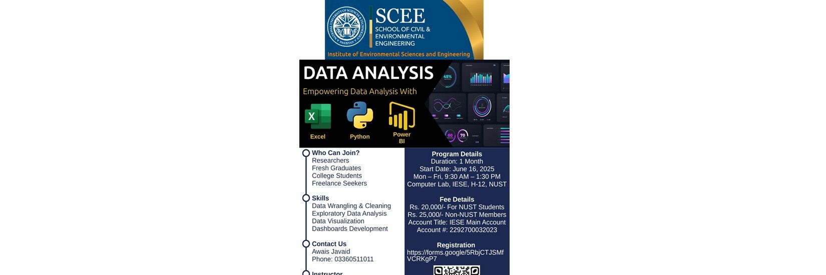 Course on Data Analysis