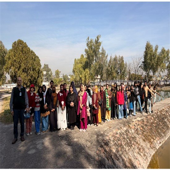 Industrial trip of BE Environmental Engineering students to Rawal Lake Fish Hatchery, Islamabad