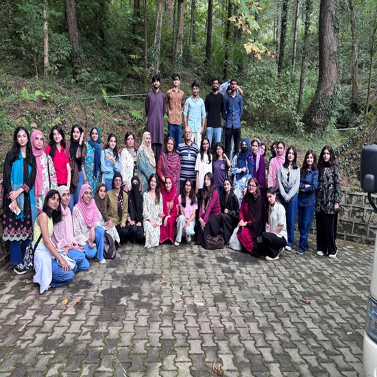 Industrial trip of BS Environmental Science students to Trout Hatchery at Masot, Kali Matti, Murree