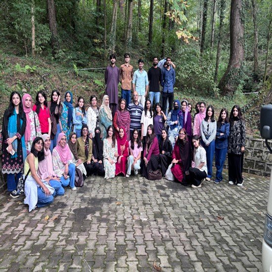Industrial trip of BS Environmental Science students to Trout Hatchery at Masot, Kali Matti, Murree